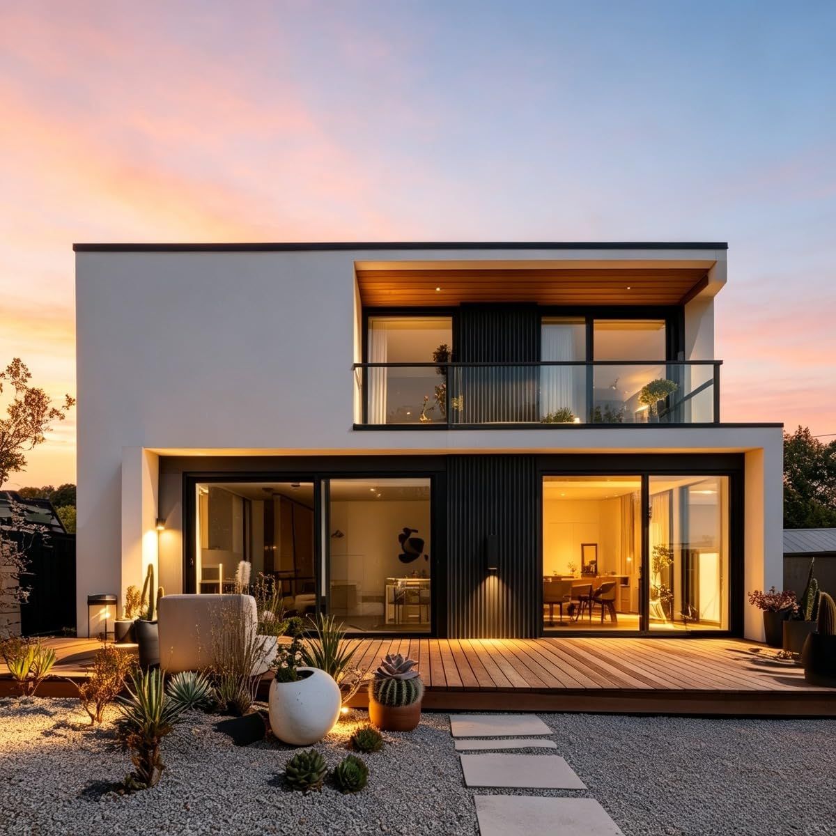 露台庭院住宅 / Deck Courtyard House